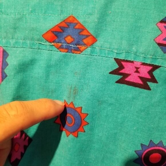 VINTAGE FRANK BUTTON SHIRT USA (B12) - Picture 4 of 8